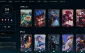 Conta League of Legends Full Acesso - 58 Champs e 29 Skins