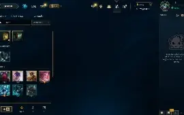 Conta Nível 133, Unranked, 72 Campeões, 23k de EA, 37 Skins
