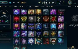 Conta Nível 133, Unranked, 72 Campeões, 23k de EA, 37 Skins
