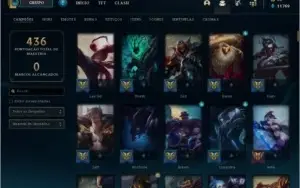 Conta ativa desde a season3. todos os champions!