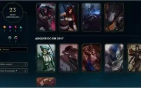 Conta de Lol Ouro V 104 Champs e 23 Skins