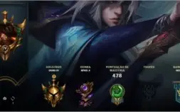 Conta com 430 skins,completa.
