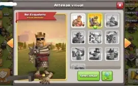 CONTA CV11 RECENTE CLASH OF CLANS + DECORAÇÕES RARAS