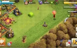 CONTA CV11 RECENTE CLASH OF CLANS + DECORAÇÕES RARAS