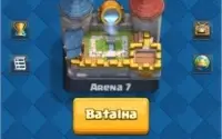 Clash Royale- arena 7, lvl 7 próximo de cegar ao lvl 8