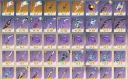 Conta AR 55 9 personagens 5*, 14 com constelações