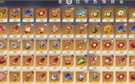 Conta AR 55 9 personagens 5*, 14 com constelações