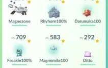 CONTA POKEMON GO LV 30 COM 5 POKEMON IV 100% + 2 POKE SHINY