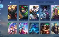 Conta mobile legends, aspirante Angela e 3 collector