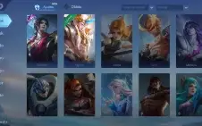 Conta mobile legends, aspirante Angela e 3 collector