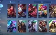 Conta mobile legends, aspirante Angela e 3 collector