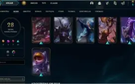 Conta LoL lvl 213 Prata II