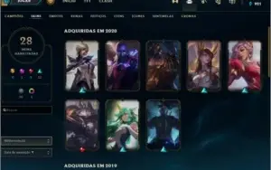 Conta LoL lvl 213 Prata II
