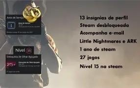 STEAM LEVEL 15, 27 JOGOS, ARK E LITTLE NIGHTMARES