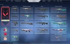 Vendo  conta valorant Diamante 3 com skins e com passe
