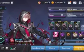 Conta Grand Chase Mobile 2,6KK PB