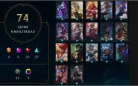 CONTA LEAGUE OF LEGENDS + VALORANT (VARIAS SKINS)