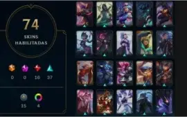CONTA LEAGUE OF LEGENDS + VALORANT (VARIAS SKINS)