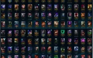 conta lol gold 4, 112 camps, 37 skins (2 lendárias) e etc