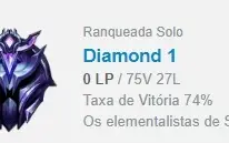 Conta DIAMANTE1 SMURF - 33 CAMPEÕES - 75% WINRATE