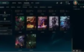 Conta DIAMANTE1 SMURF - 33 CAMPEÕES - 75% WINRATE