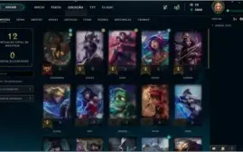 Conta DIAMANTE1 SMURF - 33 CAMPEÕES - 75% WINRATE