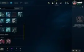 Conta League of Legends - Ouro 4 -  90 Champs e 76 Skins