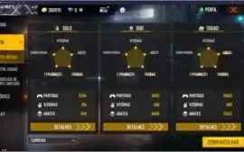 FREEFIRE LVL 75 11K DE LIKE COM ANGELICAL AZUL E VERMELHA