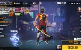 FREEFIRE LVL 75 11K DE LIKE COM ANGELICAL AZUL E VERMELHA