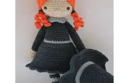 Receita em PDF - Boneca Bruxa Amou Amigurumi