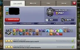 Vila Clash of clans Cv 9 full + conta pokemon go nvl 27