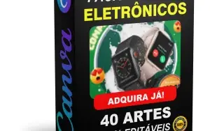Pack Canva Eletrônicos Vol 1 - 40 Artes Editáveis