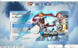 Genshin Impact AR57 - 10 personagens 5*, 3 armas 5*