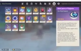 Genshin Impact AR57 - 10 personagens 5*, 3 armas 5*