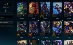 conta platina 4 skins lendarias adc