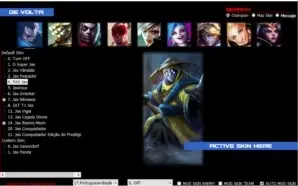League of Legends mod skin