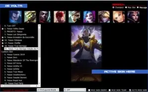 League of Legends mod skin