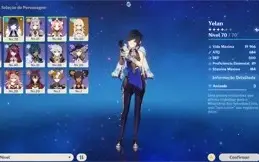 AR 35 YELAN + HUTAO+ ELEGIA (ARCO 5 ESTRELAS)+ LANÇA DE JADE
