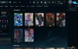 Vendo conta Ex-Diamante - 800+ Skins - Lol E Valorant