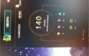 Conta de League of legends GOLD 4, Todos champs, 174 skins