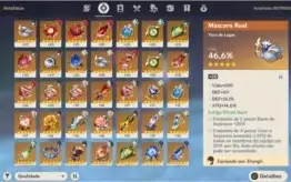 7 5 ESTRELAS XIAO DILUC ZHONG ETC PROXIMO DO BANNER GARANT