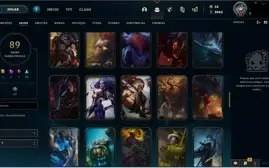 Conta LOL de 2013 com 89 Skins