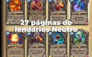 Conta Braba De Hearthstone - 258 Lendários - Muuuita Skin!