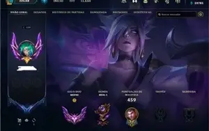 Conta mestre lol 187 skins todos os champs