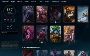 Conta mestre lol 187 skins todos os champs