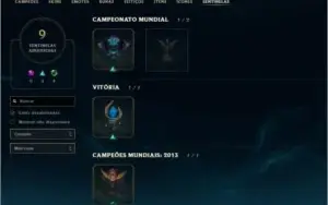 Conta - League of Legends - Todos Champs menos Rakan e Pyke