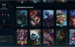 Conta Lol Level 106 várias skins