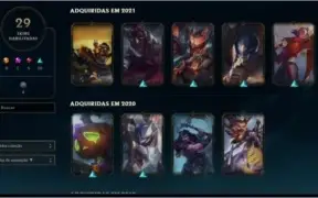 Conta Lol Level 106 várias skins