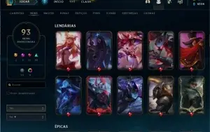 CONTA DE LOL - BONS ESPOLIOS - SKIN PRESTIGIO - GOLD IV