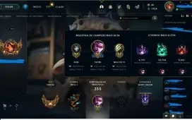 CONTA DE LOL - BONS ESPOLIOS - SKIN PRESTIGIO - GOLD IV